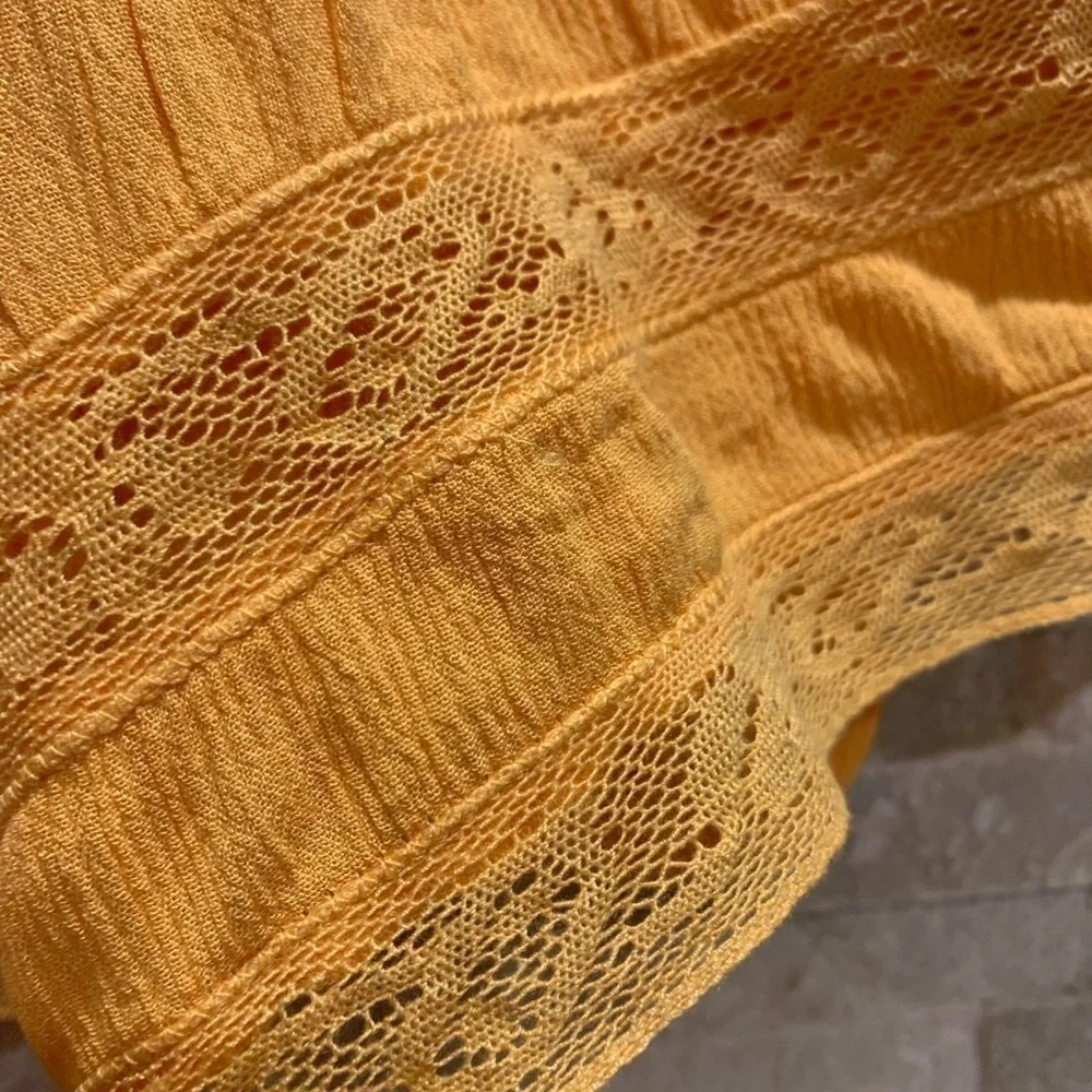 Free People Home Again Camisole Orange Tank